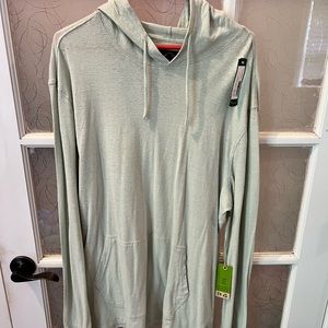 Even Tide long sleeve hooded T; size: xl
